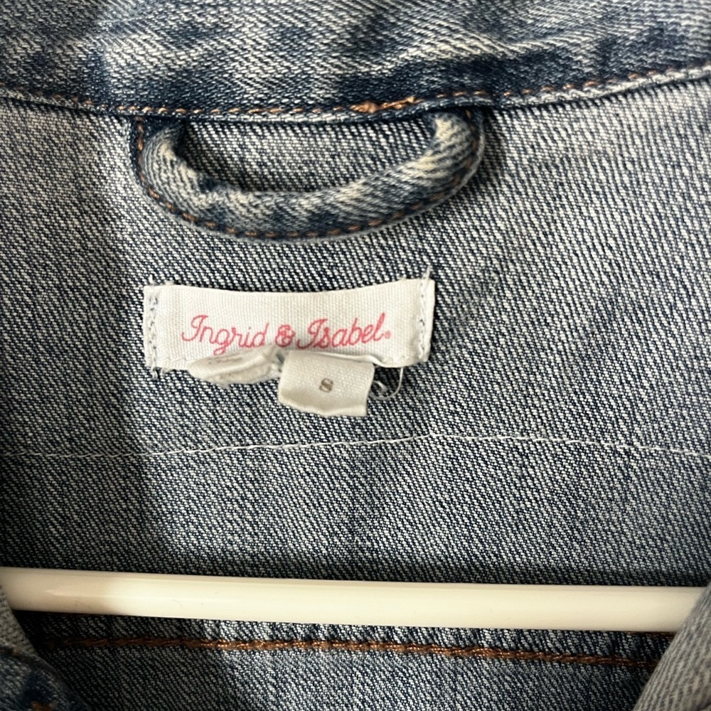 Ingrid & Isabel Light Blue Jean Jacket - Picture 3 of 6